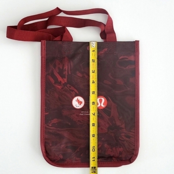 Lululemon 5 Reusable Collectible Totes Red White Black Olympic Beige  Burgundy - Picture 12 of 14